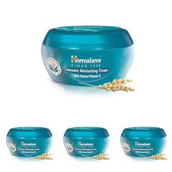 Himalaya Herbals Intensive Moisturizing Cream with Natural Vitamin E With Aloe and Sweet Almond Oil -150ml (Pack of 4)