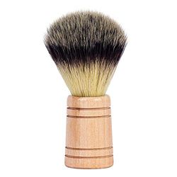 CROLL & DENECKE Blaireau de rasage végétalien avec manche en bois 48 g