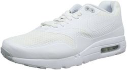 Nike Air MAX 1 Ultra Essential, Zapatillas de Running Hombre, Blanco (White/White-Pure Platinum), 45