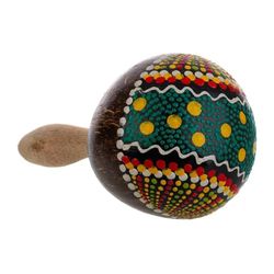 Maraca de coco colores surtidos