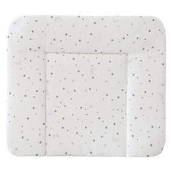 roba Matelas à Langer Nettoyable 85 x 75 cm Sternenzauber - Bords Rehaussés - pour Table à Langer - Sans Phtalate - Motif Étoiles et Lune