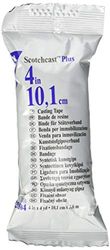 3M Scotchcast Plus glasvezelbandage met watergeactiveerde polyurethaanhars, licht, duurzaam, ademend, wit, 10 cm x 3,65 m, 10 stuks