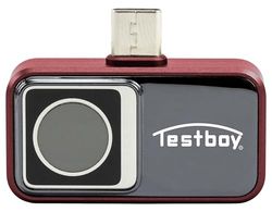 Testboy TV 297 SMART Cámara termográfica para smartphones, cámara térmica (cámara de infrarrojos para dispositivos Android e iOS, plug & play, rápida y sencilla, alta precisión)