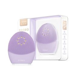 Foreo Luna 3 Plus Piel Sensible, Cepillo Limpiador Facial Y Lifting De Microcorrientes, Cuidado Facial Ultrahigiénico, Define El Contorno Facial, Masajeador Facial T-Sonic, Conexión Por App