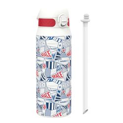 MotoGP Racing x ION8 Thermische Sportfles met Rietje, 750ml/24oz, Lekvrij, Straatontwerp
