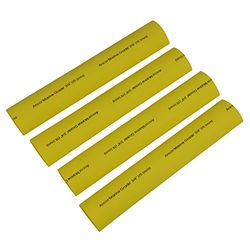 ANCOR Andere zelfklevende gevoerde warmtekrimpbuis 1'X3' geel 3 STUKS DAN-1441, meerkleurig, één maat