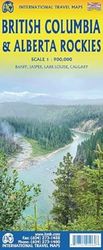 British Columbia & Alberta Rockies: ITM Travel Reference Map 1:900000