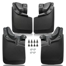 Lot de 4 bavettes Garde-Boue Avant et arrière pour Toyota Tacoma 2016, 2017, 2018, 2019, 2020, 2021, 2022 avec fusées Garde-Boue OEM