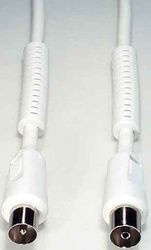 e+p AB 203 G cavo coassiale 3,5 m coax Bianco