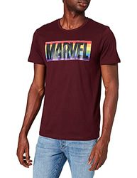 Marvel T-shirt för män, Bordeaux, S