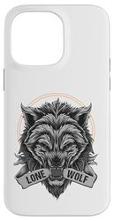 Fierce Grey Wolf - Wildlife Animal Wolves Mountain Lover Case for iPhone 14 Pro Max