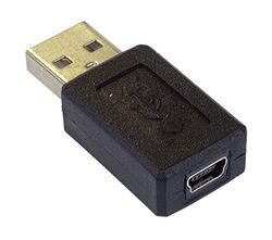 PremiumCord Adaptador USB A a Mini USB Macho a Hembra, M/F, Kur-10