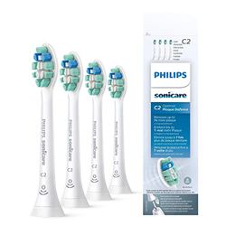 Philips Sonicare Optimal Plaque Defense White BrushSync Têtes (compatible avec tous les manches Philips Sonicare), lot de 4