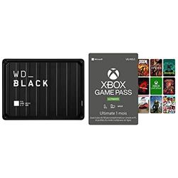 WD_Black P10 Game Drive for Xbox One 5To + Game Pass Ultimate 1 Month