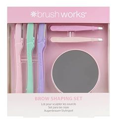 Brushworks Brow Shaping Set
