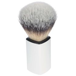 Shaving Brush Synthetic Hair with White Plastic Handle Height 10 cm Ring Diameter 21 cm