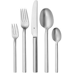 WMF Alteo Cromargan Protect - Talheres 60 peças 12 clientes de aço inoxidável Cromargan Protect com acabamento mate, adequado para máquina de lavar louça