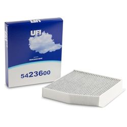 UFI Filtro de quarto de carbono ativo 54.236.00, filtro de quarto de substituição, adequado para carros, adequado para modelos Infiniti e Mercedes Benz