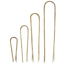 Verdemax 6640 - Anelli a U in bambù, Diametro 8-10 mm, Altezza 60 cm, 3 Pezzi