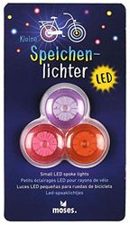 moses - Set 3 LED-lampor för cykelhjul, Multifärg (XMS-38116)