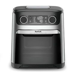 Tefal FW556D Friggitrice ad aria e forno multifunzione, facile da friggere, 15 L, adatta per tutta la famiglia, doppio sistema di riscaldamento, ampia finestra, 9 programmi automatici