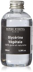 Vegetal Glycerin 100ml 100% Pure and Natural. Moisturizing Smoothing Softening Care Active Ingredient. Softening Base Preparation Home Cosmetic.