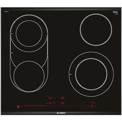 Bosch Serie 8 PKM675DP1D piano cottura Nero, Acciaio inossidabile Incasso Ceramica