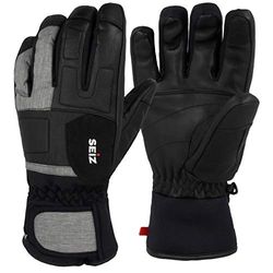 SEIZ Mellow - Guanti da Adulto, Unisex, WGL01011, Nero, 6.5