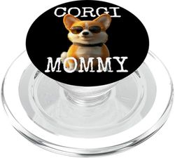 Corgi Mommy Perros Mamá Corgis Día de la Madre Corgi Galés PopSockets PopGrip para MagSafe
