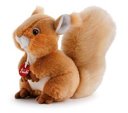 Trudi Trudino Écureuil Deluxe Animaux du Parc du Stelvio et du Brenta. Cadeau en Peluche. Animaux de la forêt | 9x12x15cm Taille XS | Park Collection | modèle 50085
