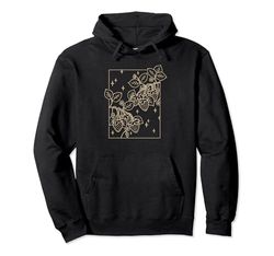 Flores de plantas de fresa y frutos de bayas Sudadera con Capucha