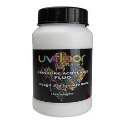 UV Floor Fluorescent Paint 250 ml White