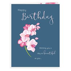 Tarjeta de Felicitación Postal de Cumpleaños Contemporánea de Lujo, 20 x 15 cm, Diseño de Koko