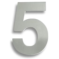 Carlisle Brass NUM10175BSS Numerals & Letters, Bright Stainless Steel