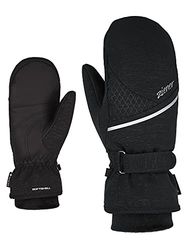 Ziener Muffolo da sci da donna, impermeabile, traspirante, caldo, Gore-Tex, nero, 7