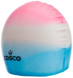 COSCO Casquette de Natation Unisexe en Silicone pour Adulte, Taille Libre