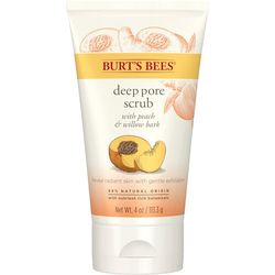 Burts Bees Gezichtscrub Peach & Willowbark, 110 g