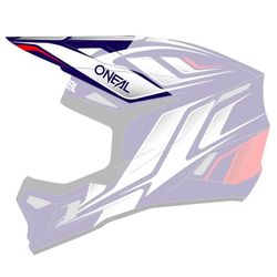 O'NEAL Visiera Casco 3SRS VERTICALE blu/bianco/rosso