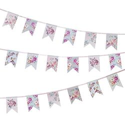 Talking Tables TSROM-BUNTING Fleur vraiment romantique Papier Multicolore 22 x 21 x 22 cm