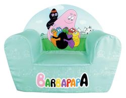 FUN HOUSE 713633 Barbapapa Fauteuil Club Origine France Garantie pour Enfant H.42 X L.52 X P.33 CM, Vert
