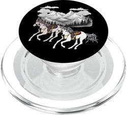 Caballo Caballos Montaña Naturaleza Niños Niño Niña Chico Teenie PopSockets PopGrip para MagSafe