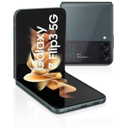 Samsung Galaxy Z Flip3 5G 128GB Phantom Green EU [17,03cm (6,7") OLED Display, Android 11, Dual-Kamera, Faltbar]