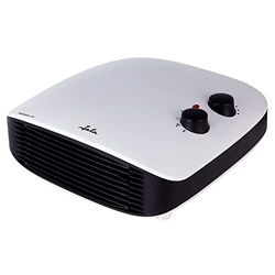 JATA TC95 Elektrische badkamerradiator met verstelbare thermostaat, 1800 W, 2 warmtestanden en ventilator, super stil 52 dB, snelle opwarming, keramische verwarming, hoger vermogen