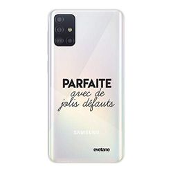 Evetane - Cover per Samsung Galaxy A51 5G, in silicone morbido, ultra resistente, sottile, trasparente, con motivi alla moda