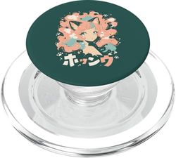 Anime Waifu Lindo Anime el manga Gato Chica Dulce Retro Japón PopSockets PopGrip para MagSafe