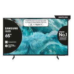 Samsung Smart TV 55'' QE55Q7F5AUXZT QLED 4K, Q4 AI Processor, 4K Upscaling, OTS Lite, Slim Look Design, 2025, 55", Q7F5 BASE CENTRALE