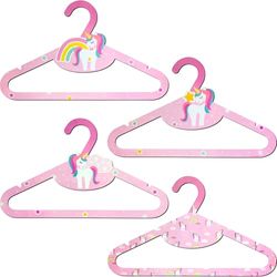 Dalber Percha Infantil Unicorns Unicornios Gris Pack 8 uds. (2 x Modelo) 31 cm