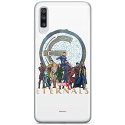 ERT GROUP mobiltelefonfodral för Samsung A70 originalt och officiellt licensierat Marvel mönster Eternals 006 optimalt anpassad till formen på mobiltelefonen, fodral tillverkad av TPU-plast