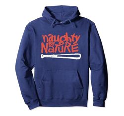 Naughty By Nature – Logo in Red Sudadera con Capucha