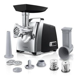 Bosch ProPower MFW67440 Hachoir à viande polyvalent – Jusqu'à 3,5 kilos de viande par minute – Puissance de 700 W, Noir